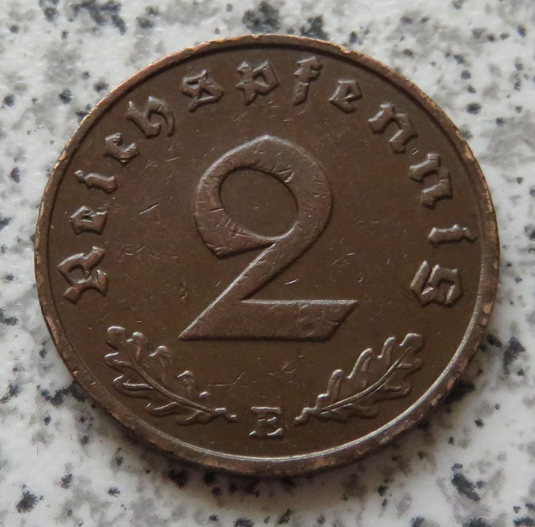  Drittes Reich 2 Reichspfennig 1937 E   