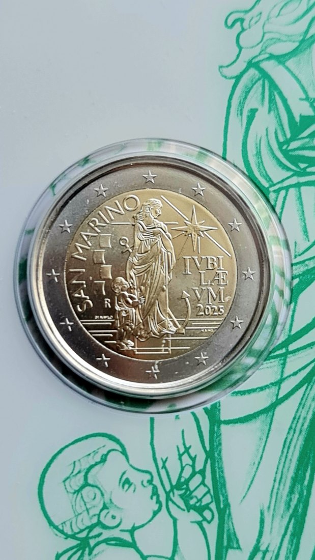  San Marino - 2 Euro 2025 - Pilger der Hoffnung   