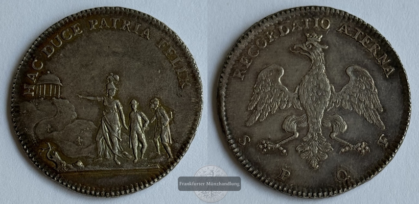  Deutschland Silber Prämienmedaille 1/2 Taler  FM-Frankfurt   