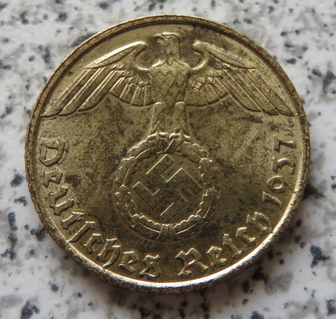  Drittes Reich 5 Reichspfennig 1937 J   