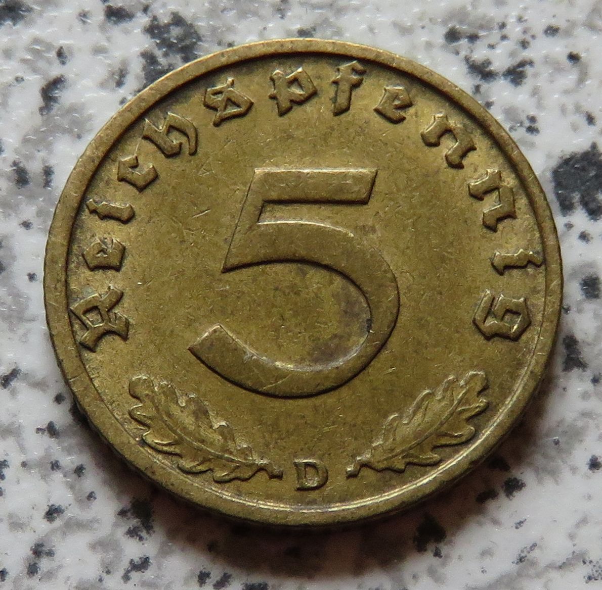  Drittes Reich 5 Reichspfennig 1938 D   