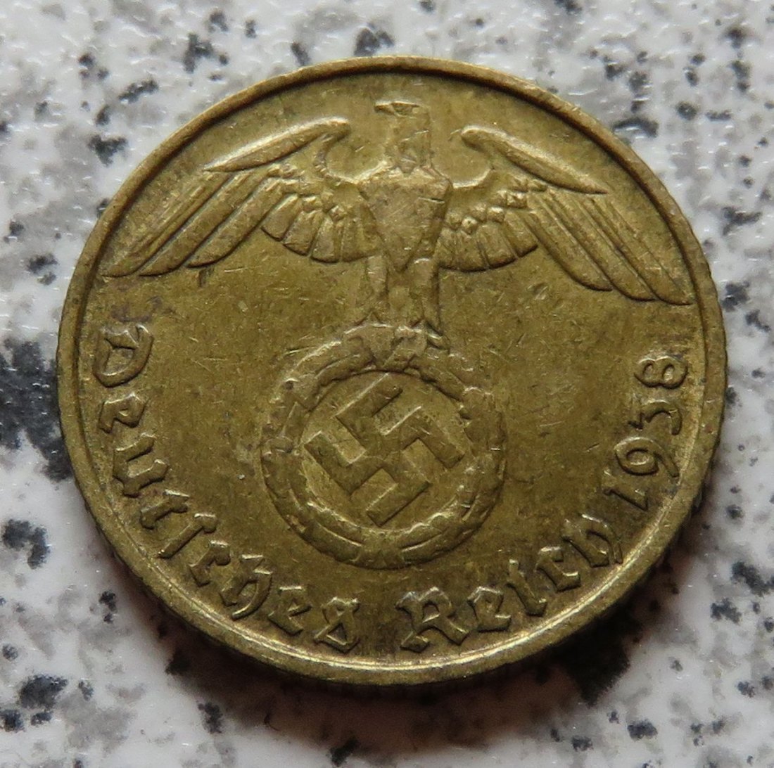  Drittes Reich 5 Reichspfennig 1938 D   
