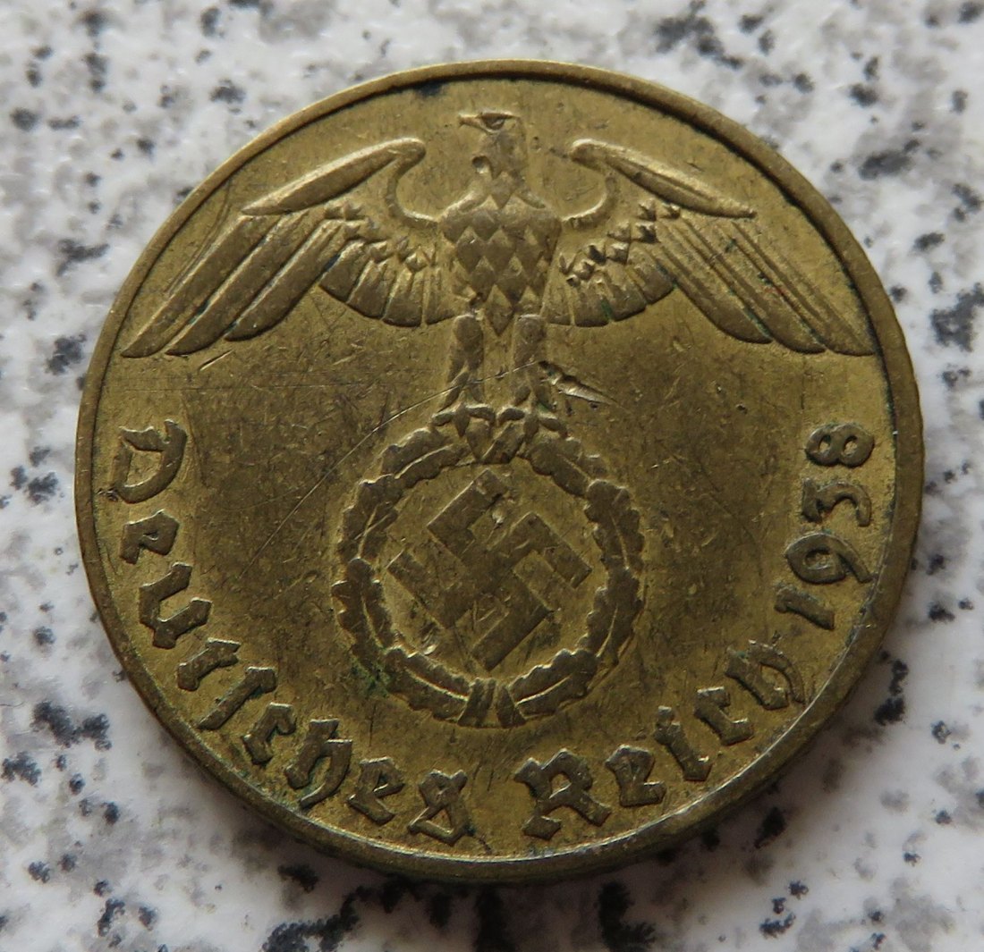  Drittes Reich 5 Reichspfennig 1938 E   