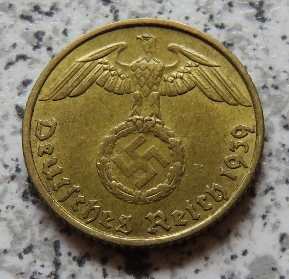  Drittes Reich 5 Reichspfennig 1939 F   