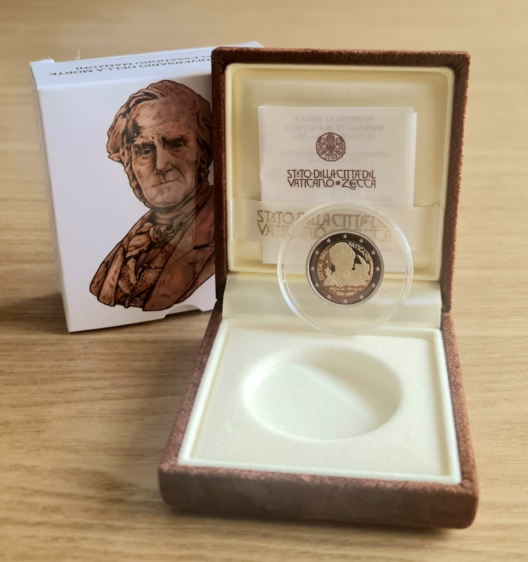 Vatikan - 2 Euro 2023 - Alessandro Manzoni in PP