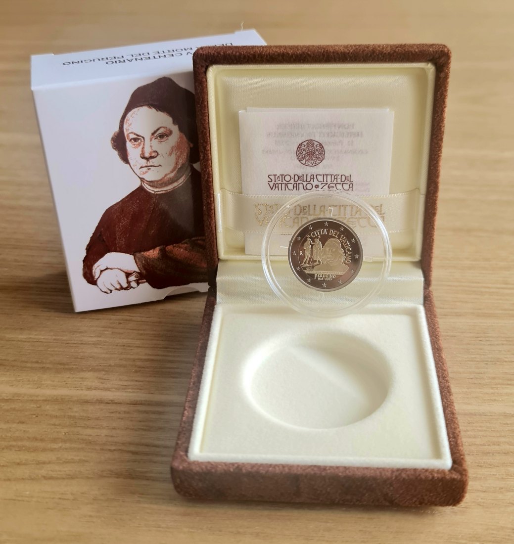 Vatikan - 2 Euro 2023 - Perugino in PP