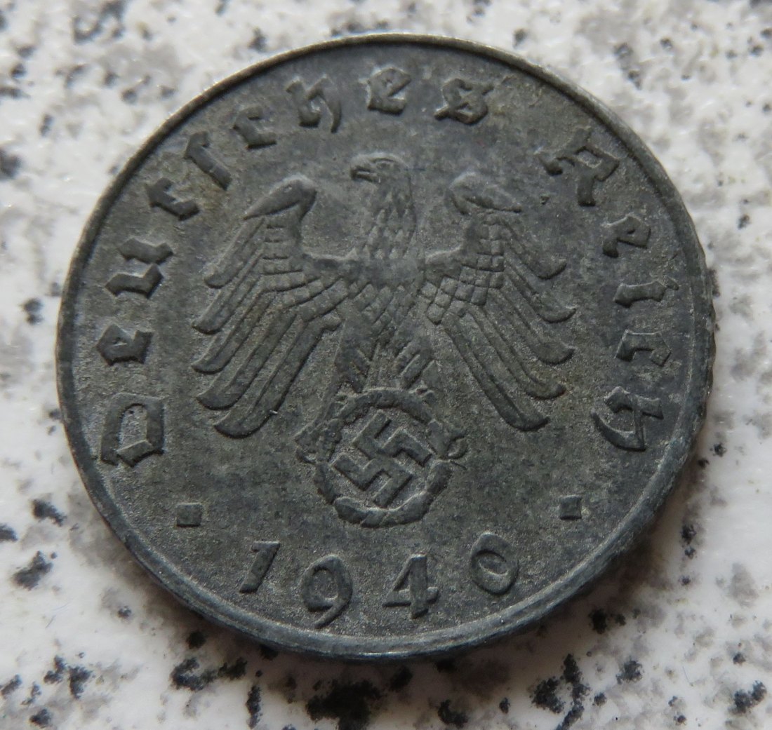  Drittes Reich 5 Reichspfennig 1940 G   