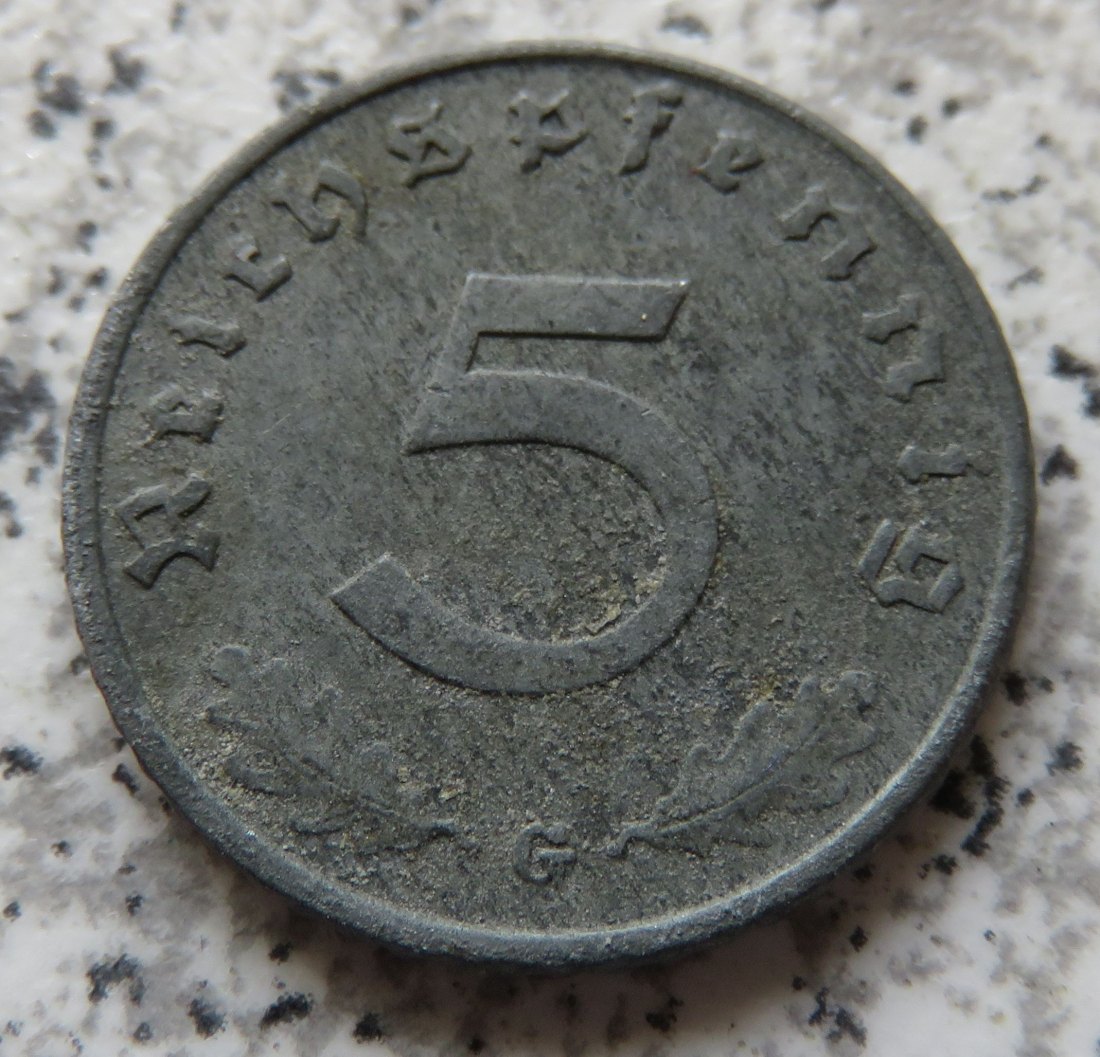  Drittes Reich 5 Reichspfennig 1940 G   