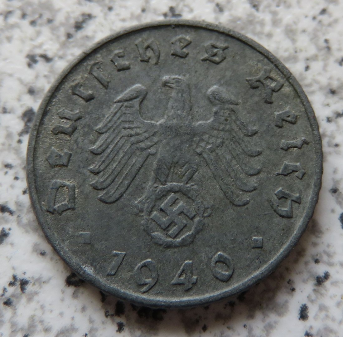  Drittes Reich 5 Reichspfennig 1940 G   