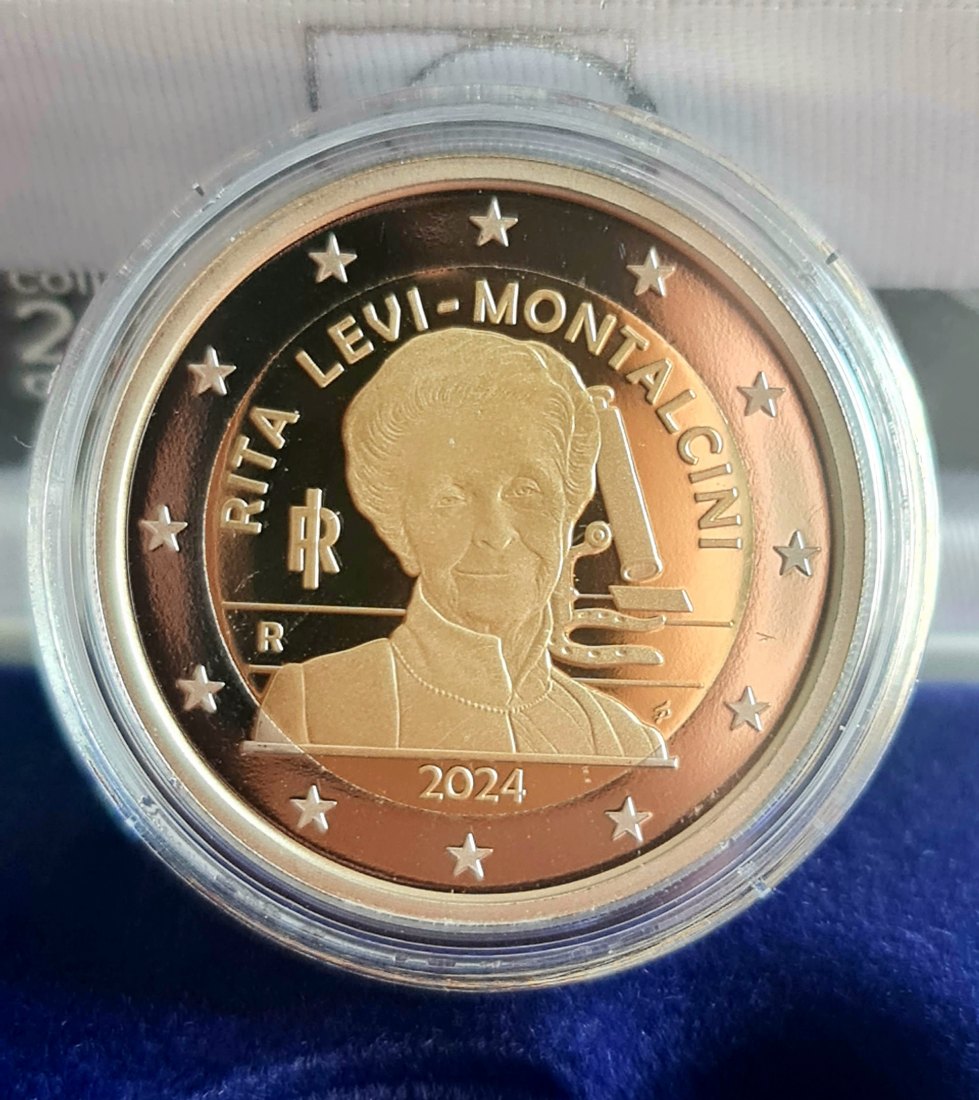  Italien - 2 Euro 2024 - Rita Levi-Montalcini in PP   