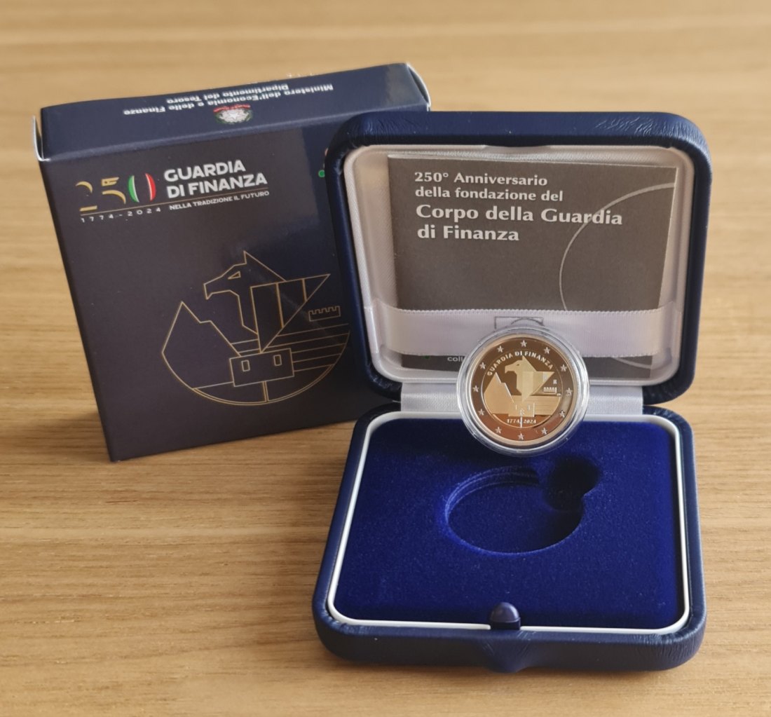 Italien - 2 Euro 2024 - Finanzpolizei in PP