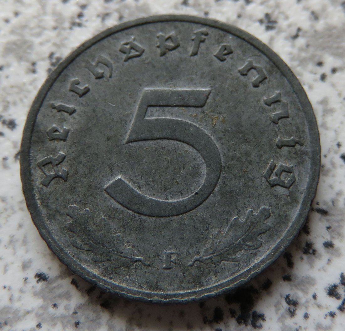  Drittes Reich 5 Reichspfennig 1941 F   