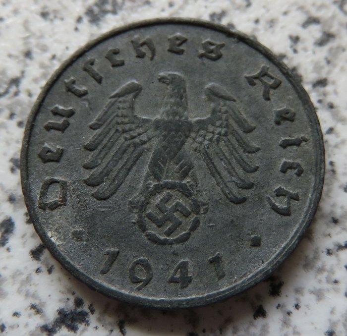  Drittes Reich 5 Reichspfennig 1941 J   