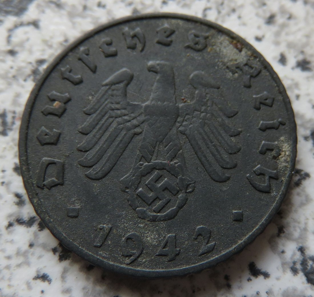  Drittes Reich 5 Reichspfennig 1942 E   