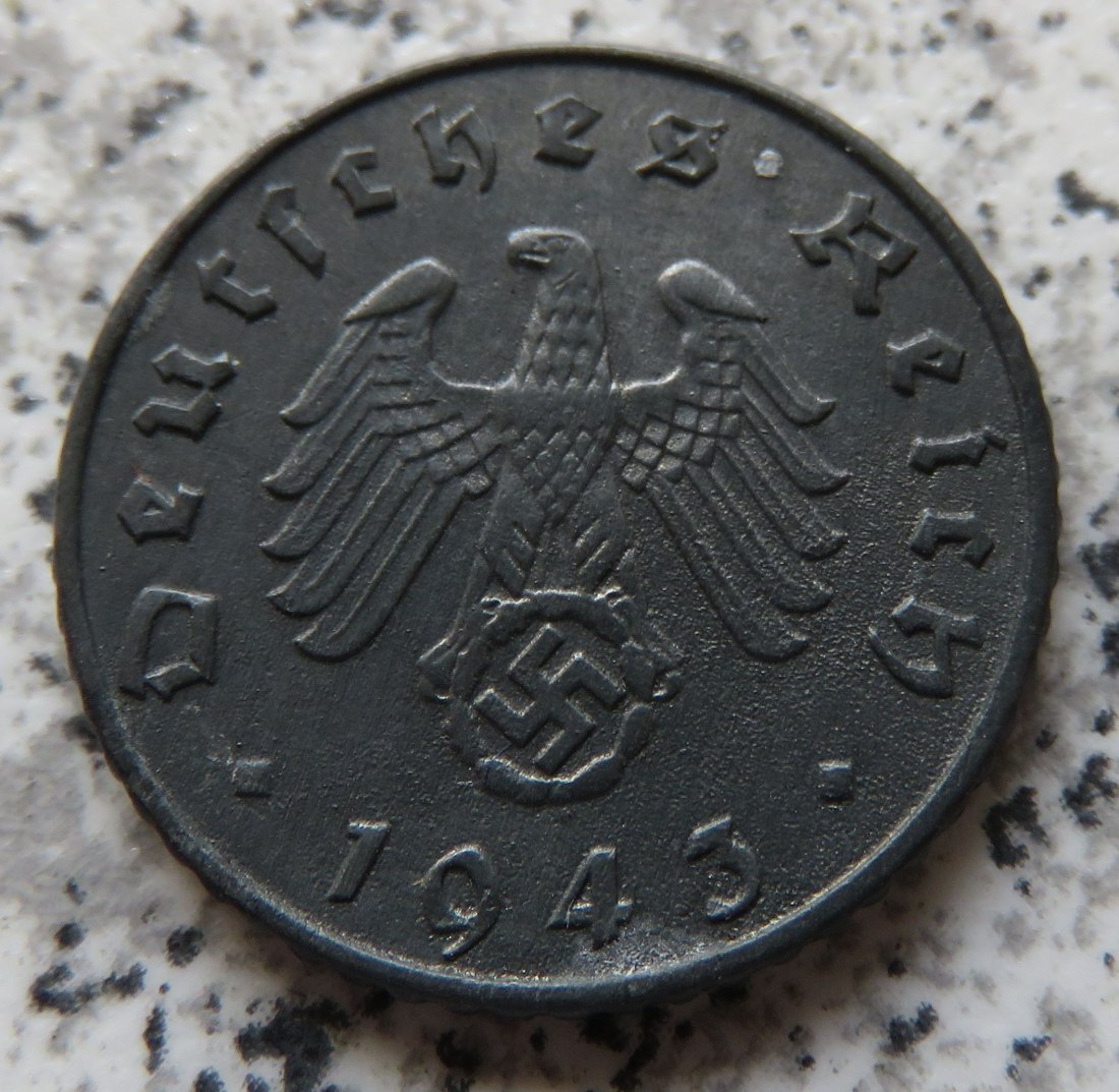  Drittes Reich 5 Reichspfennig 1943 A   