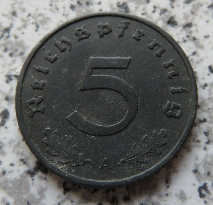  Drittes Reich 5 Reichspfennig 1943 A   