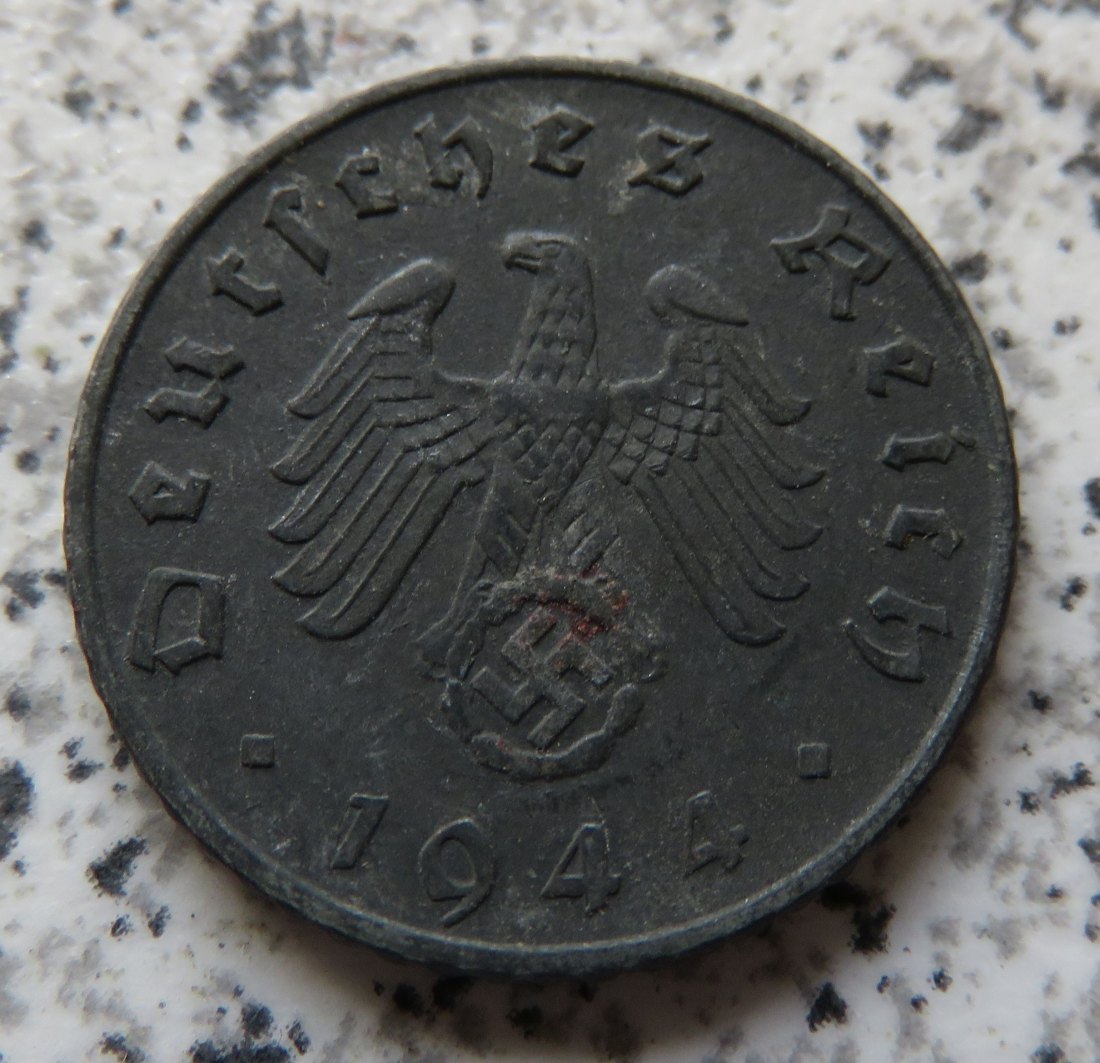  Drittes Reich 5 Reichspfennig 1944 D   