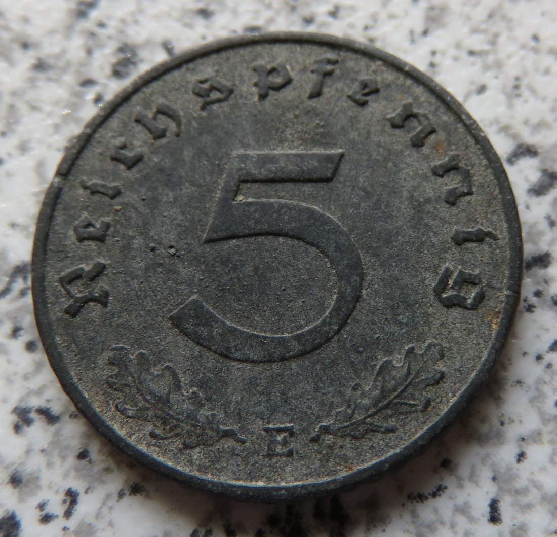  Drittes Reich 5 Reichspfennig 1944 E   