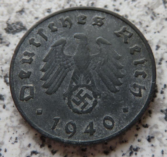  Drittes Reich 10 Reichspfennig 1940 D   
