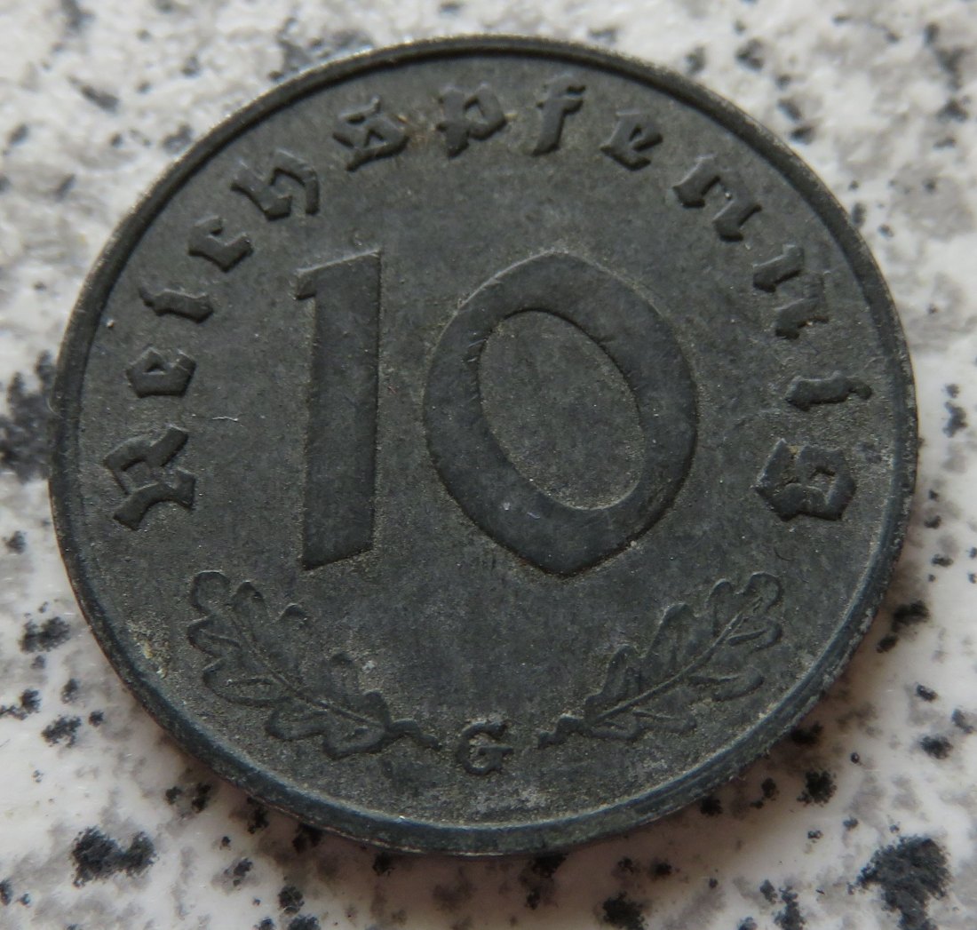  Drittes Reich 10 Reichspfennig 1940 G   