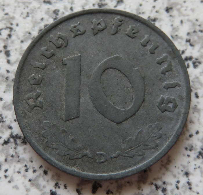  Drittes Reich 10 Reichspfennig 1941 D   