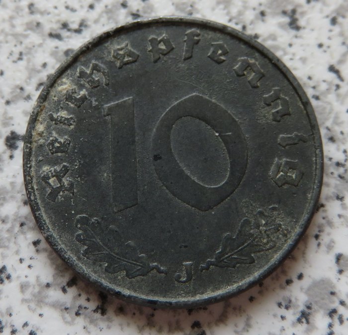  Drittes Reich 10 Reichspfennig 1941 J   
