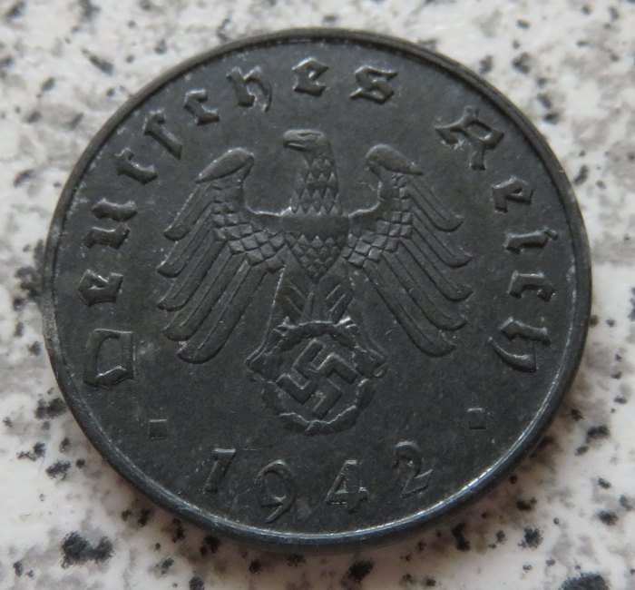  Drittes Reich 10 Reichspfennig 1942 A   