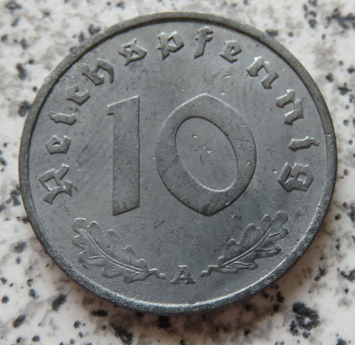  Drittes Reich 10 Reichspfennig 1942 A   