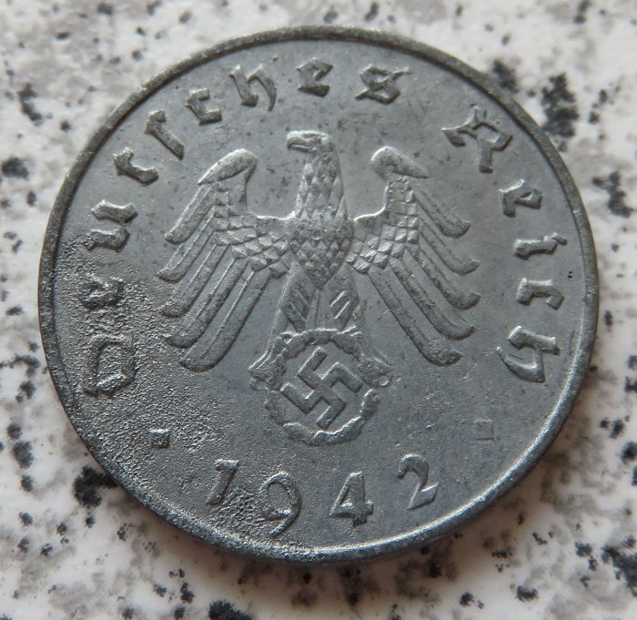  Drittes Reich 10 Reichspfennig 1942 A   