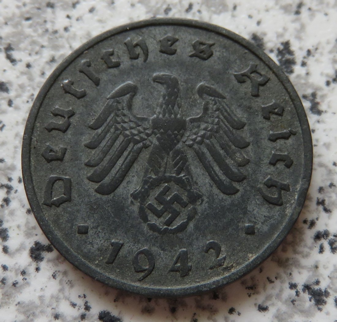  Drittes Reich 10 Reichspfennig 1942 F   
