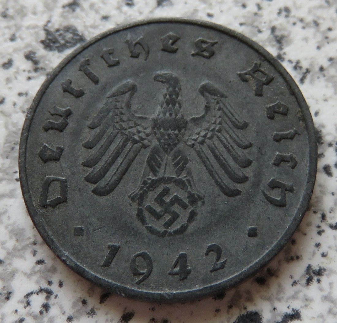  Drittes Reich 10 Reichspfennig 1942 J   