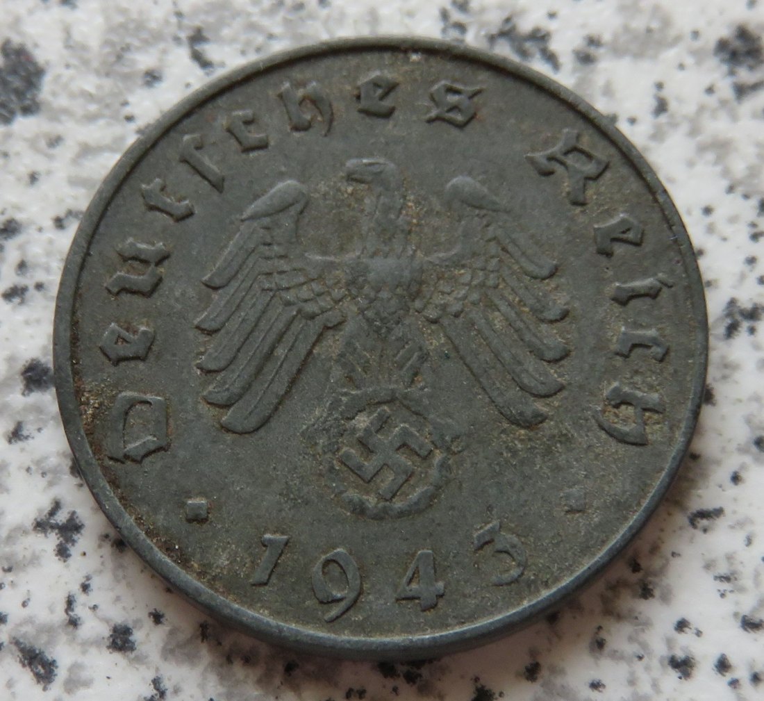  Drittes Reich 10 Reichspfennig 1943 A   