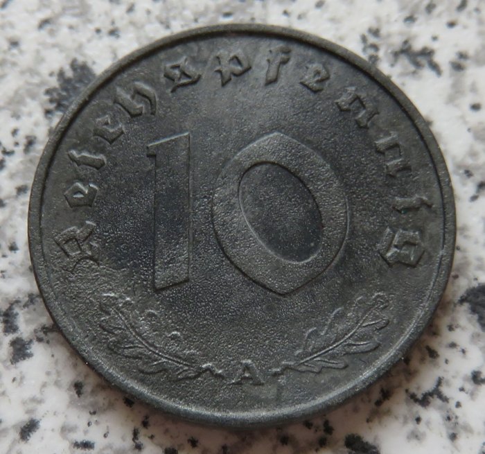  Drittes Reich 10 Reichspfennig 1944 A   