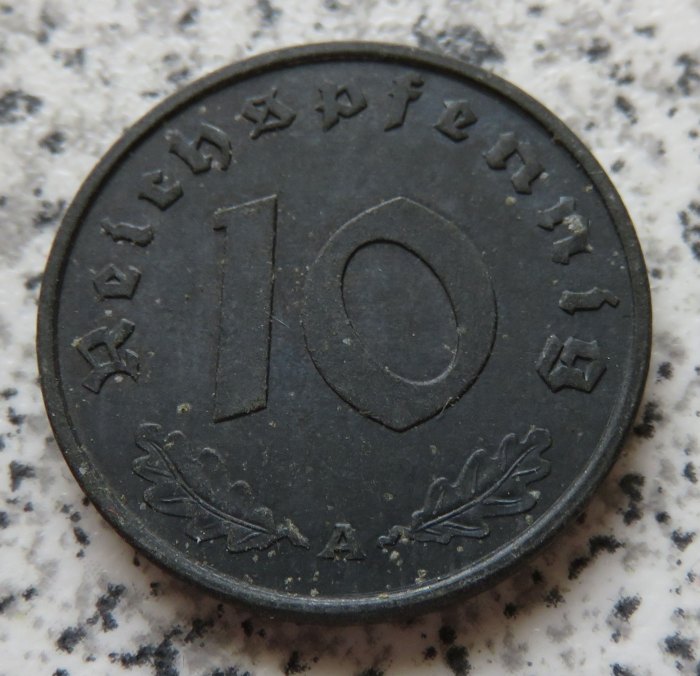  Drittes Reich 10 Reichspfennig 1944 A   