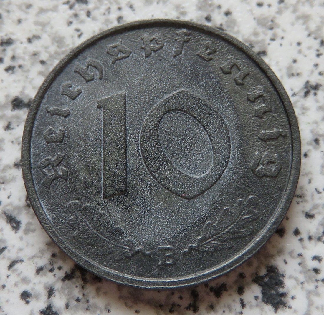  Drittes Reich 10 Reichspfennig 1944 B   