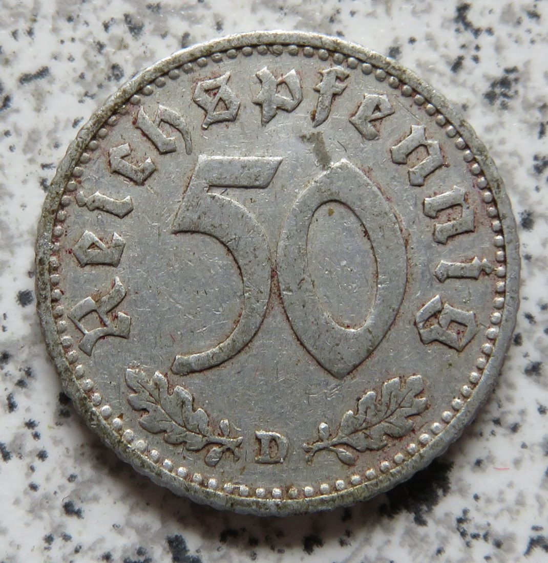  Drittes Reich 50 Reichspfennig 1935 D   