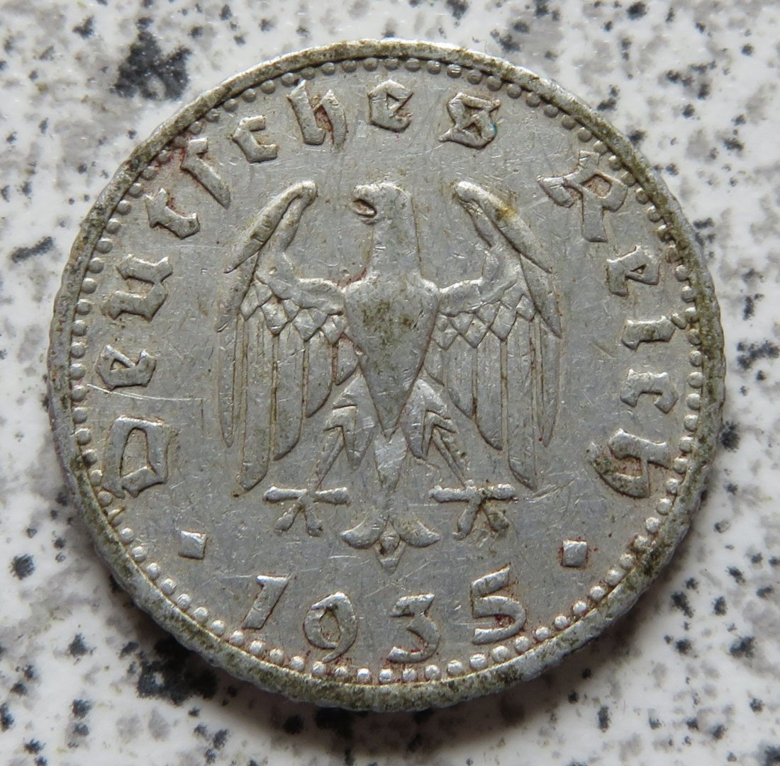  Drittes Reich 50 Reichspfennig 1935 D   