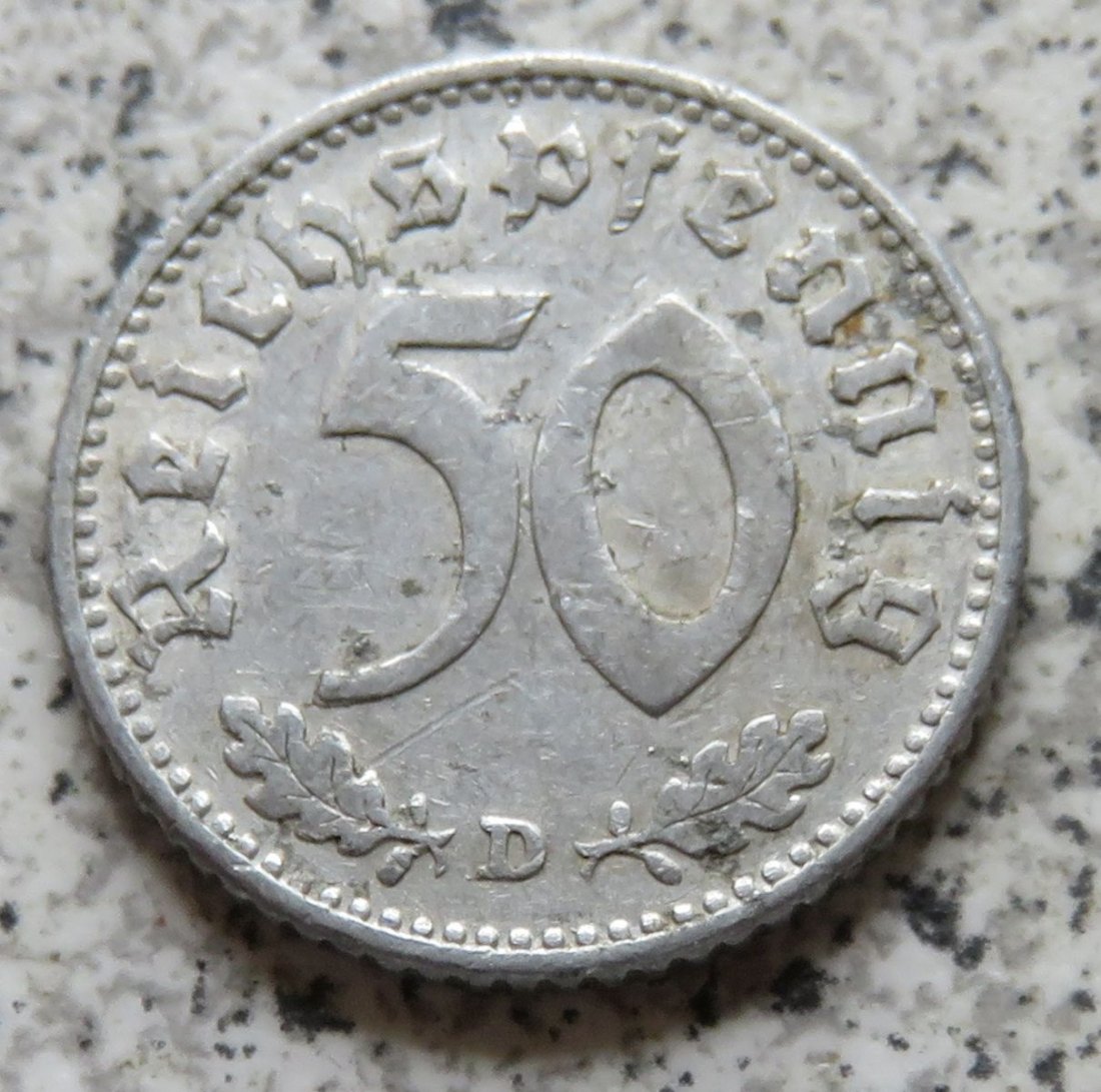  Drittes Reich 50 Reichspfennig 1935 D   