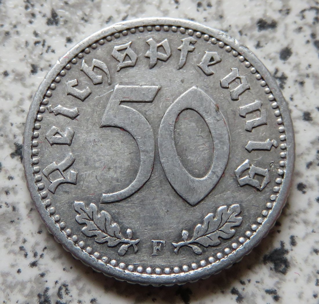  Drittes Reich 50 Reichspfennig 1935 F   
