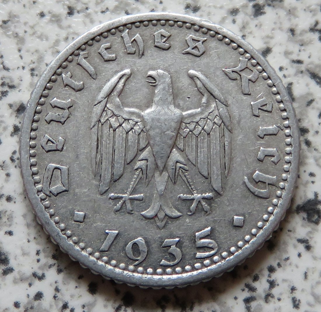  Drittes Reich 50 Reichspfennig 1935 F   
