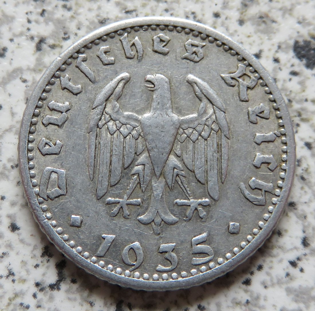  Drittes Reich 50 Reichspfennig 1935 G   