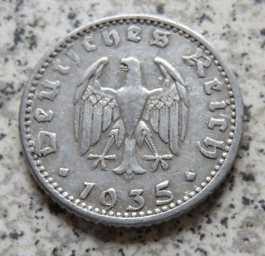  Drittes Reich 50 Reichspfennig 1935 G   