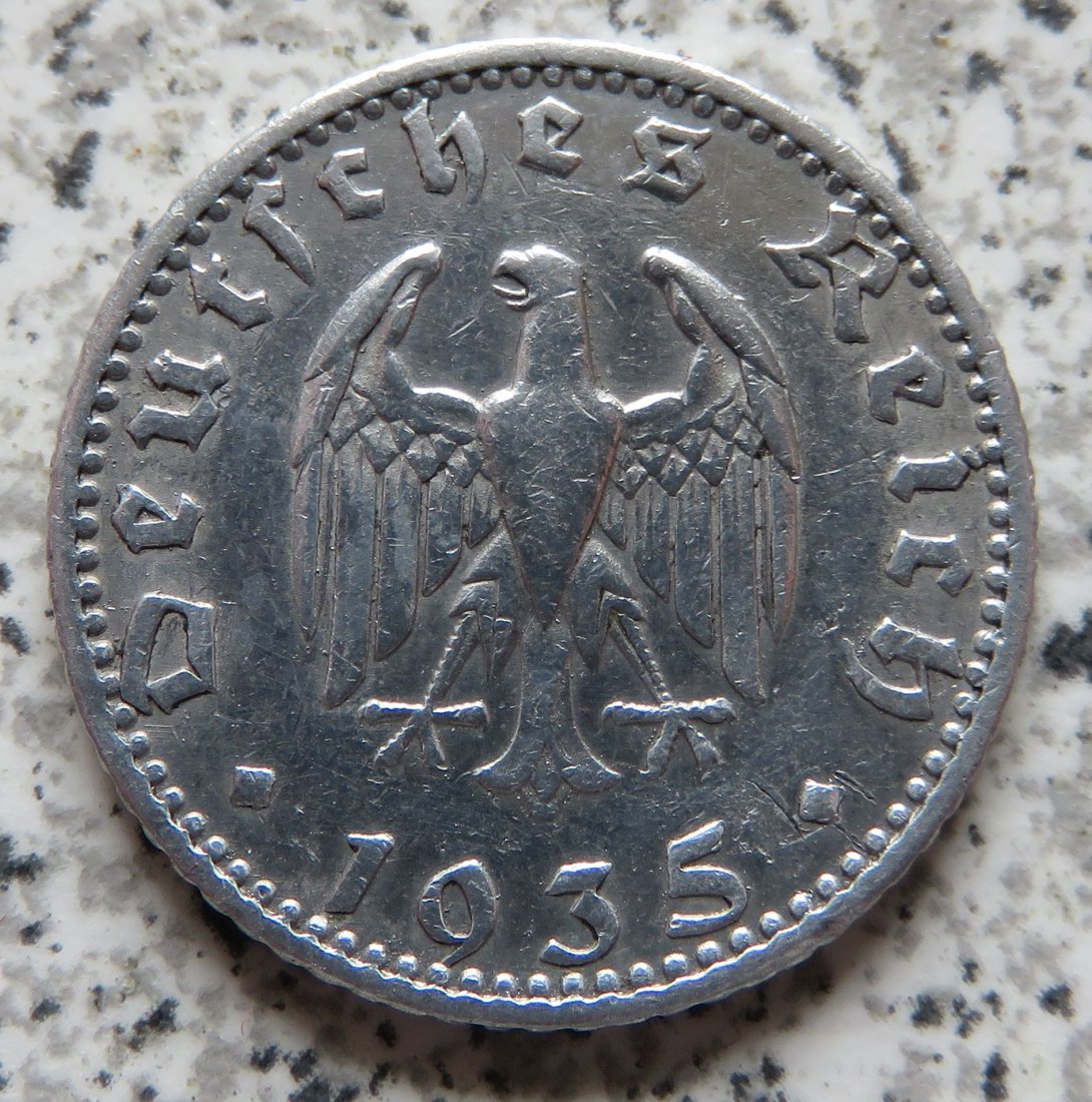  Drittes Reich 50 Reichspfennig 1935 J   