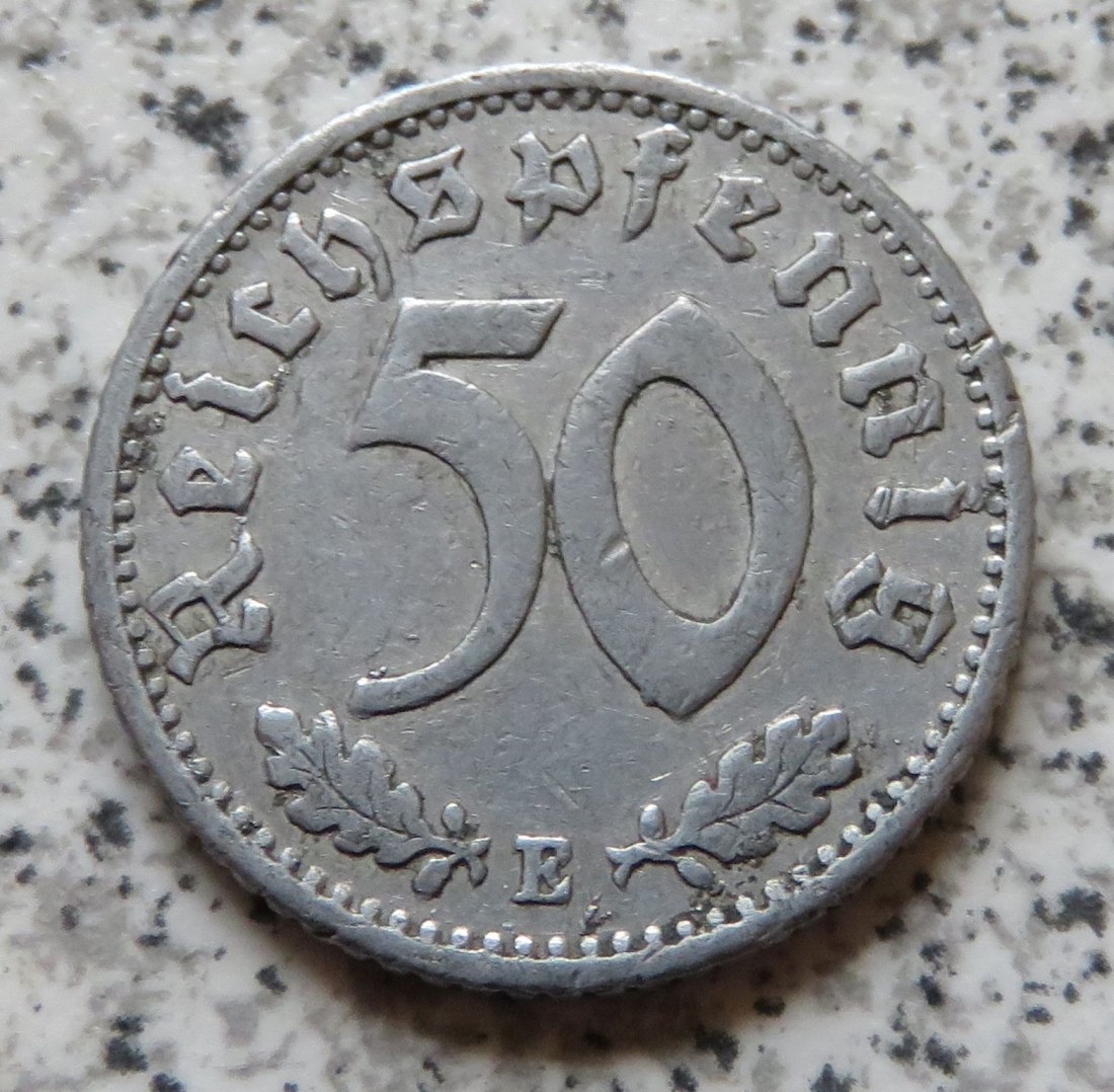  Drittes Reich 50 Reichspfennig 1939 E   