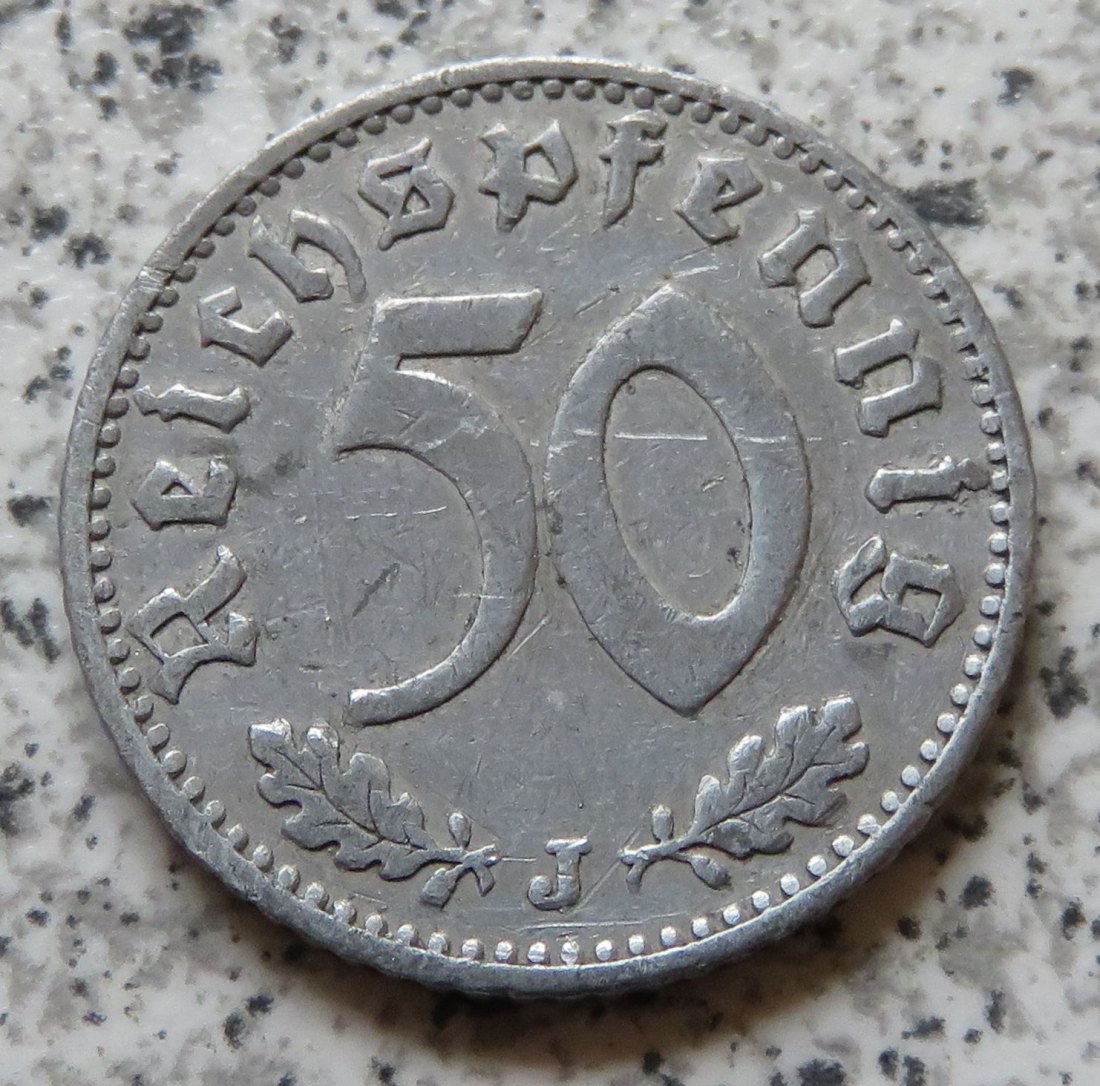  Drittes Reich 50 Reichspfennig 1939 J   