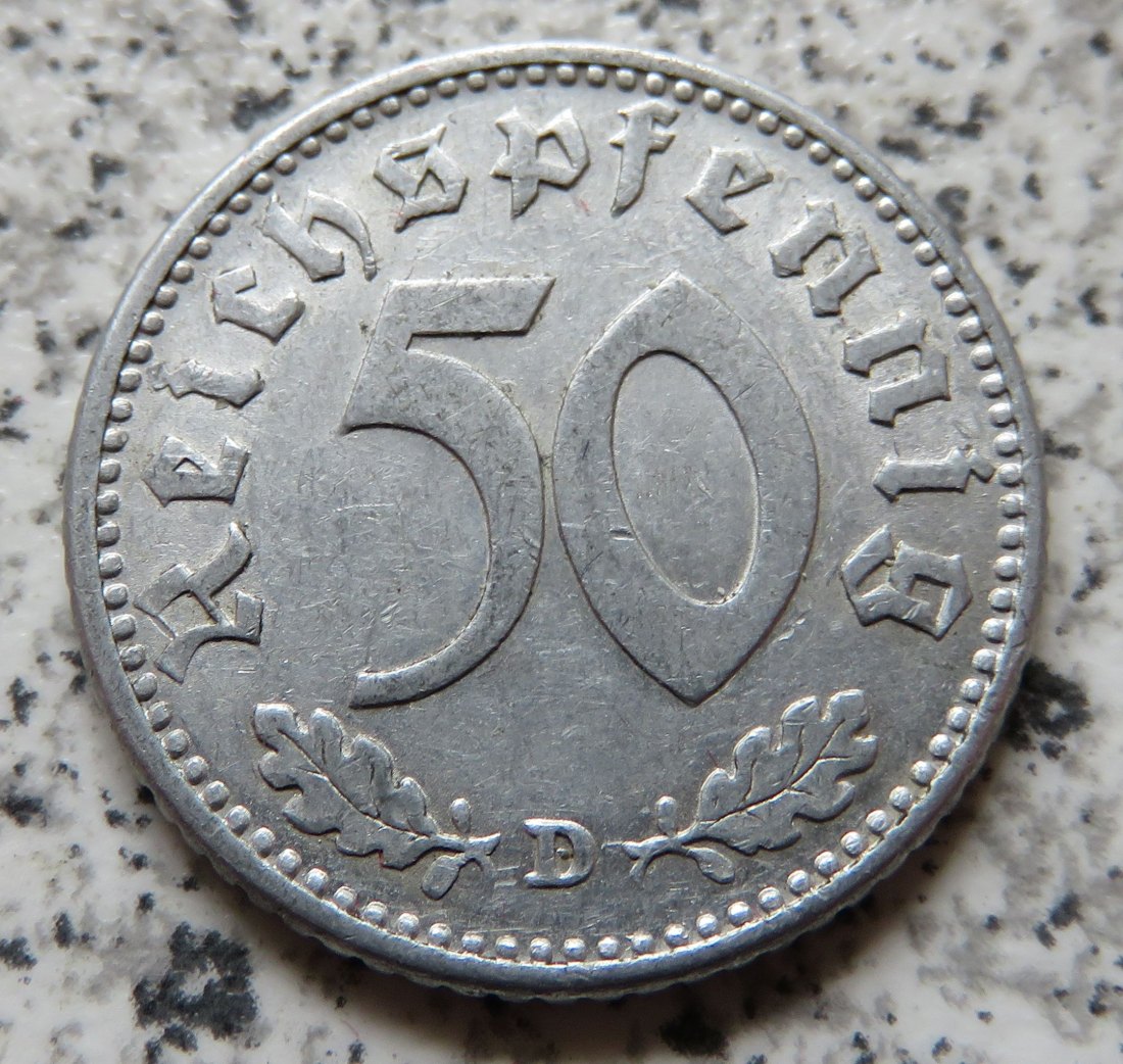  Drittes Reich 50 Reichspfennig 1940 D   