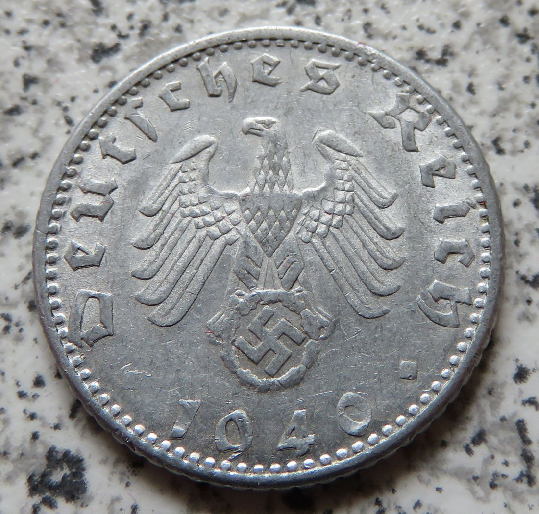  Drittes Reich 50 Reichspfennig 1940 D   
