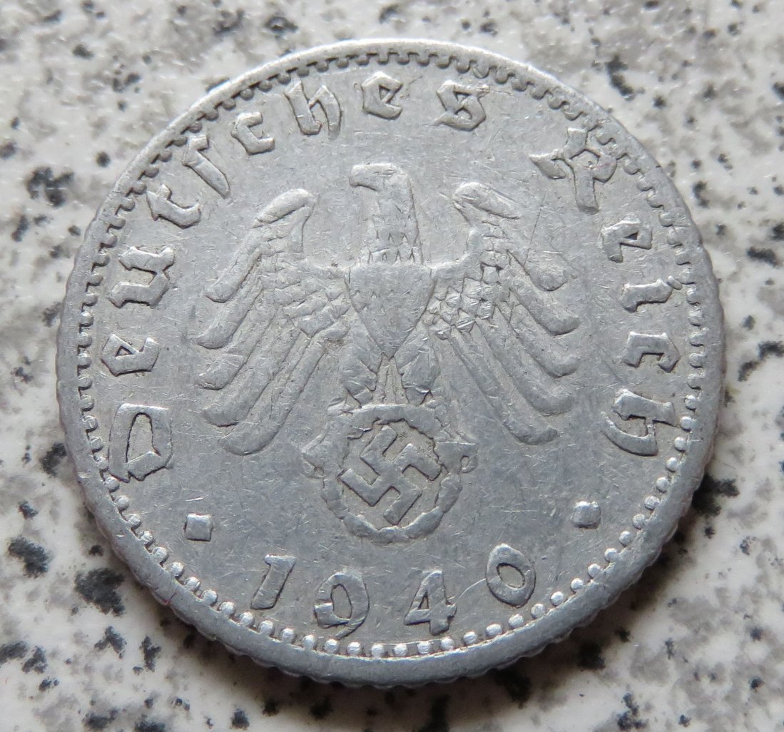 Drittes Reich 50 Reichspfennig 1940 E   