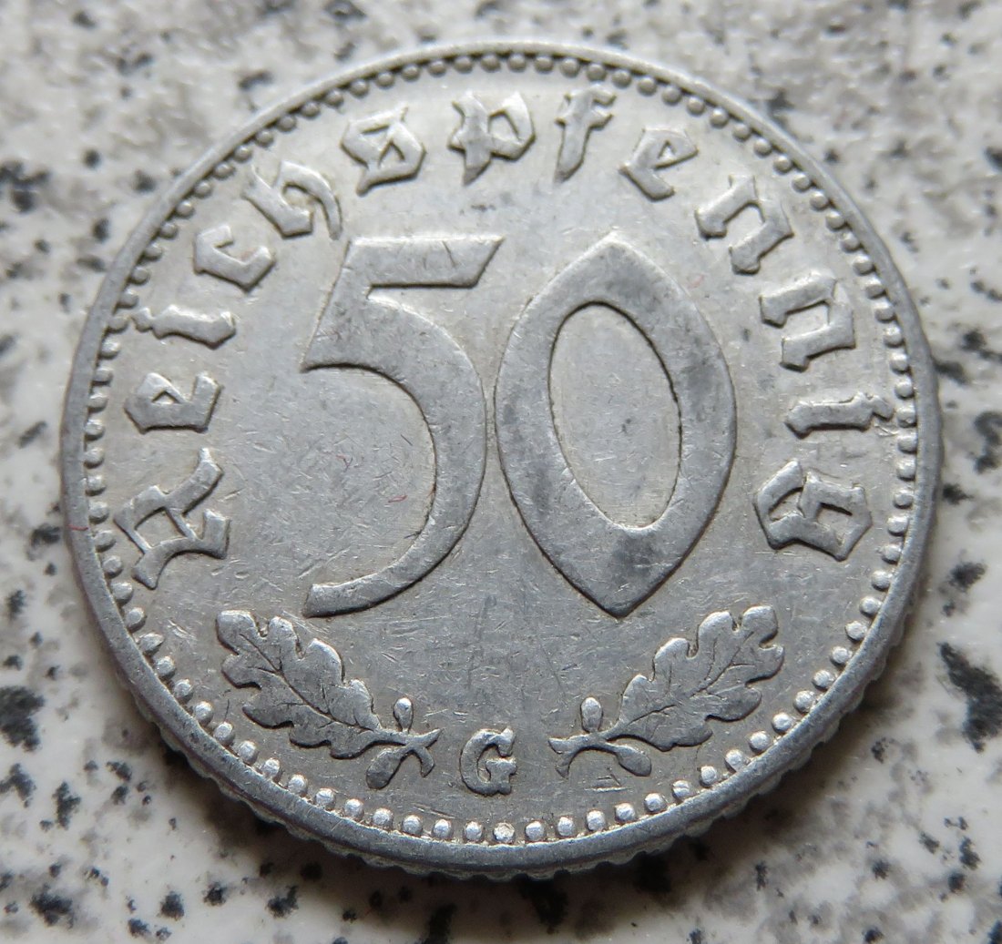  Drittes Reich 50 Reichspfennig 1940 G   