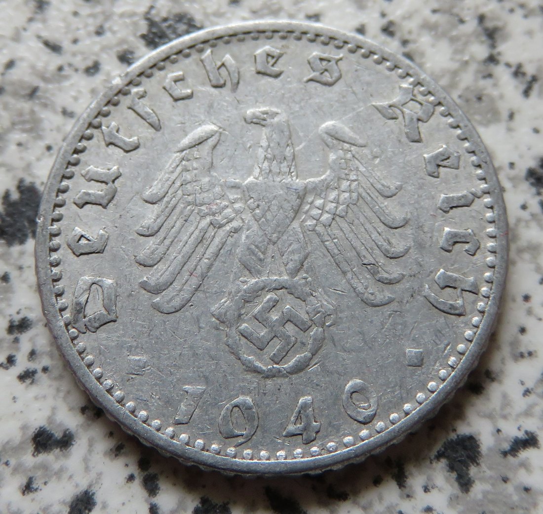  Drittes Reich 50 Reichspfennig 1940 G   